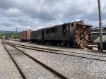 Steam powered rotary plow